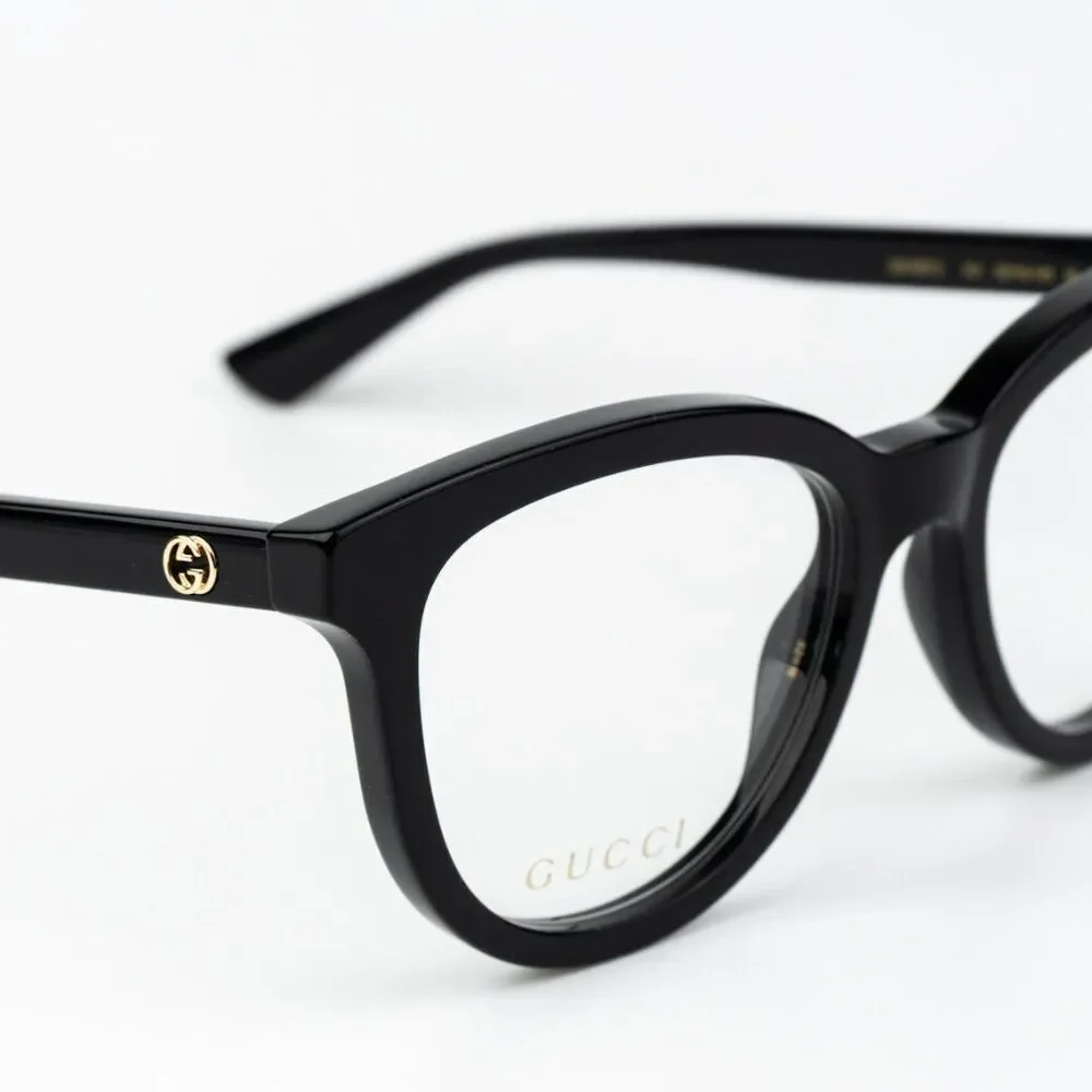 SALE! Gucci Women Eyeglasses Black Oval GG1687O 001 BRAND NEW